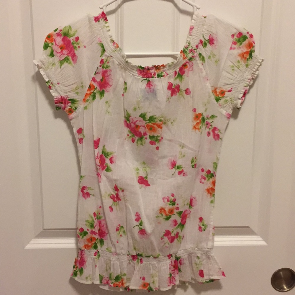 Gilly Hicks floral peasant blouse - Picture 2 of 3